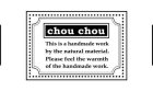 他の写真1: [30×50]レザー調タグ・枠文字chouchou