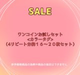 §【\1500→\500】ワンコインお試しセット §（4リピート分約１６〜２０枚セット）【お買い得度激高】