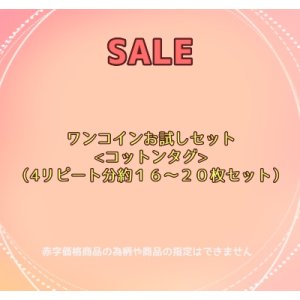 画像: §【\1500→\500】ワンコインお試しセット §（4リピート分約１６〜２０枚セット）【お買い得度激高】