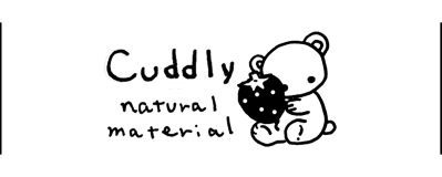 画像: 【HAPPY!】[20×50]綿平・いちごとくま柄Cuddly