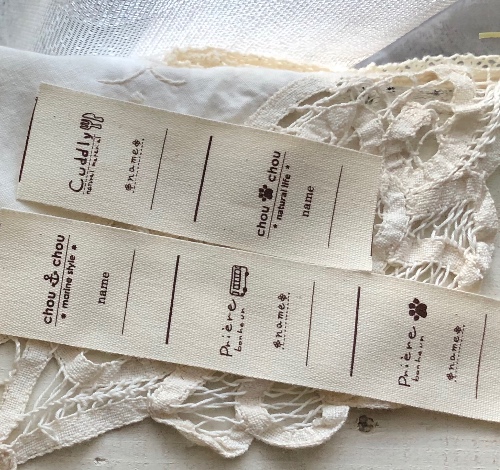 画像: ◆共同仕入【\48000→SALE価格\12800→￥10800】◆[卸・予約品]32mm幅/コットンユニセックス系折name５柄入１巻（３０ｍ巻）